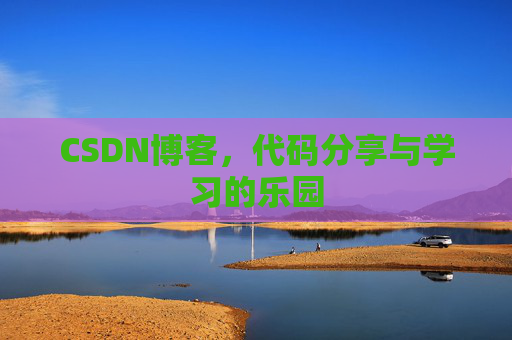 CSDN博客，代码分享与学习的乐园
